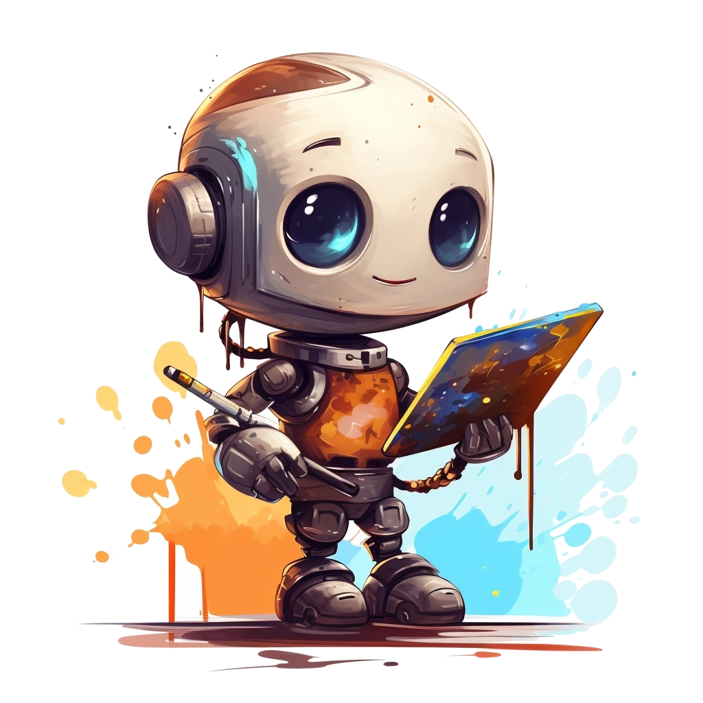 Roboter mit Zeichenstift